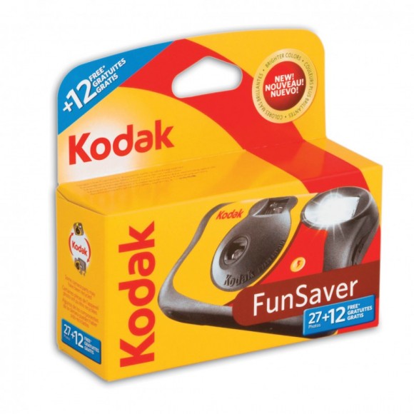 Kodak Fun Saver Disposable 35mm 39 (27 + 12) Exposures